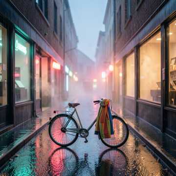 外套下雨天