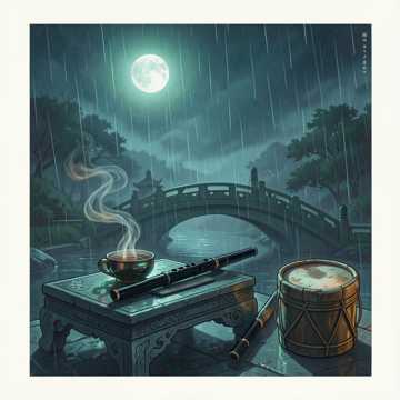 剑煮江湖与琴烧