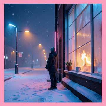 雪地等一束火光