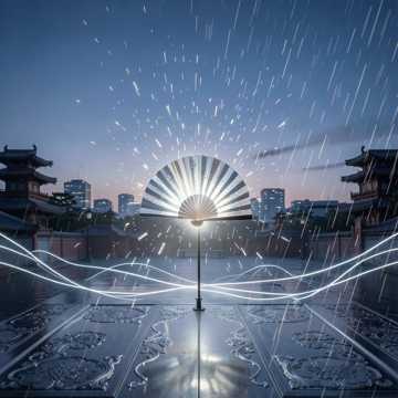 碎银般的黄昏