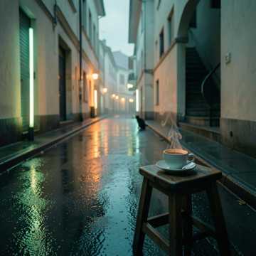 凉茶半杯夕阳天