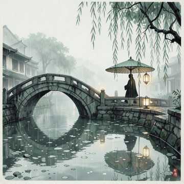 青石板烟雨