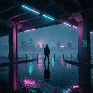霓虹碎影