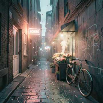 旧巷花