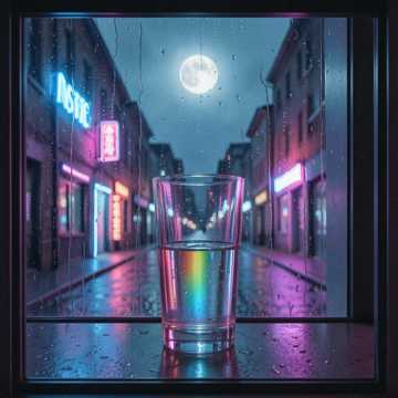 霓虹空杯
