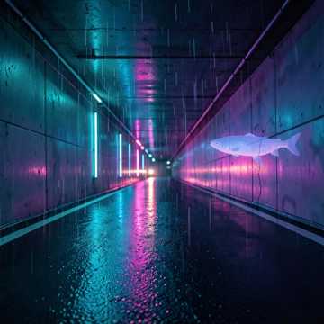 霓虹隧道沉没