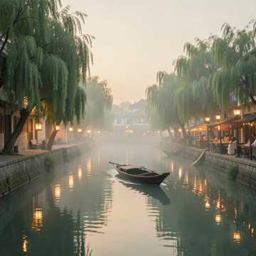 运河映山河