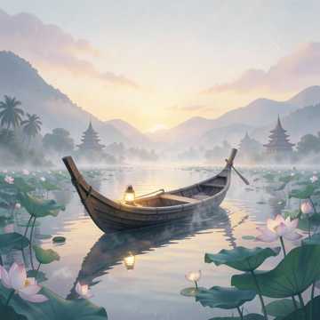 湄公河上泊花-版本2