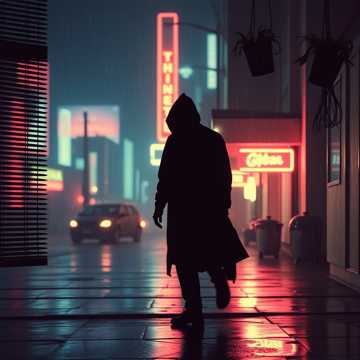 霓虹未关的窗