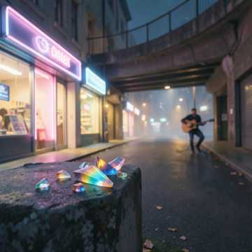 霓虹碎影