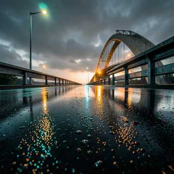 雨后大桥