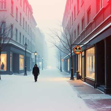 雪落满的归途