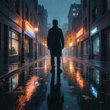 一人与影成秋