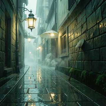 烟雨旧巷