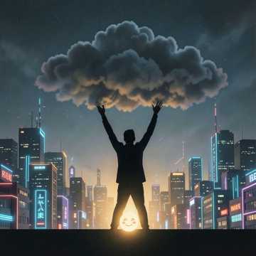 单臂撑起的天