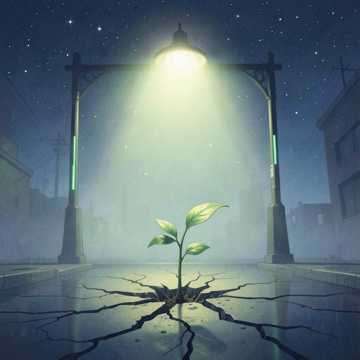 像野草一样生长
