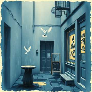 砚台白鸽
