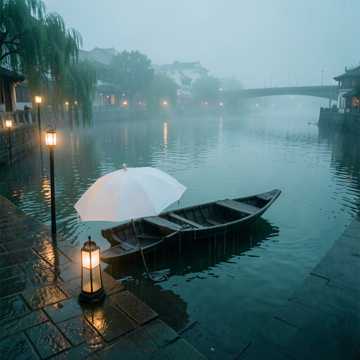 雨夜江南