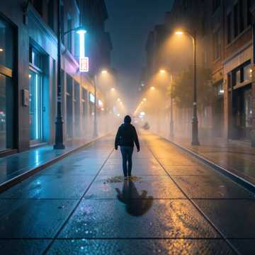 霓虹里一粒沙