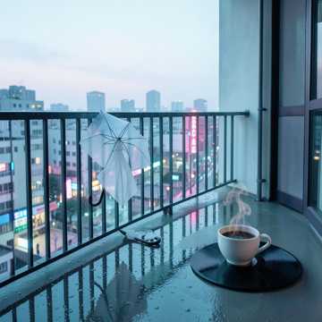 半盏冷雨