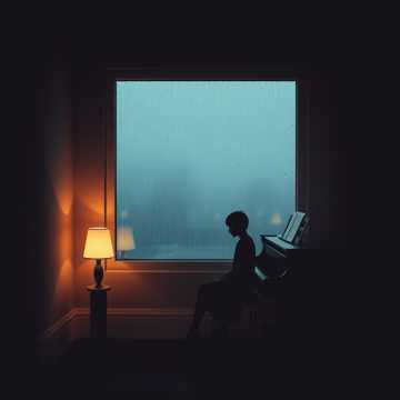 雨落在你