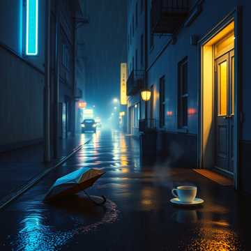 雨落空街
