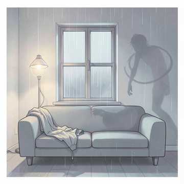 雨丝断了线