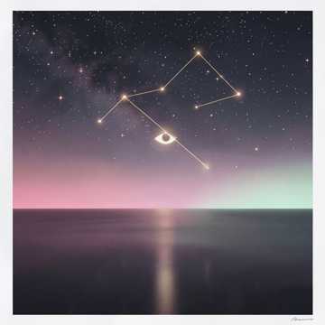 夜空眨眼睛