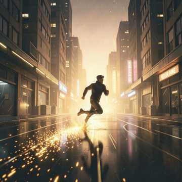 破晓逆光