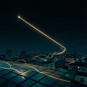 划破夜空