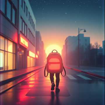 阳光背包与星光