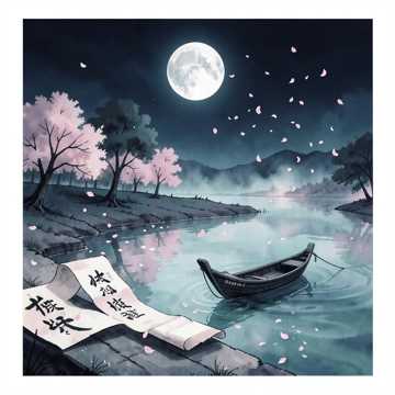 落花词卷舟