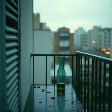 空酒瓶里的雨声