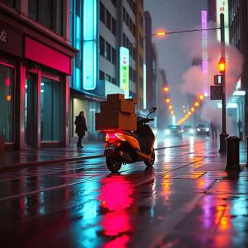 街灯兜着订单飞