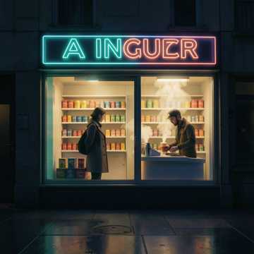 便利店的光