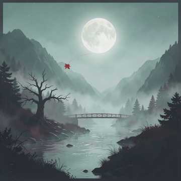 烟雨渡寒山