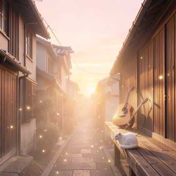 夕風と蛍