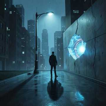 扶稳裂缝的光