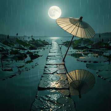 残荷听雨