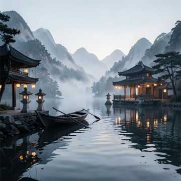 水墨禅心听雨落-版本2