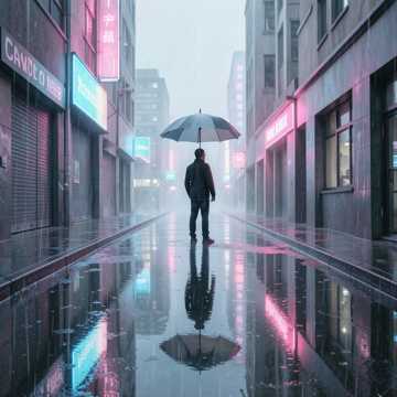一把伞，撑不下