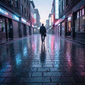 霓虹未眠人