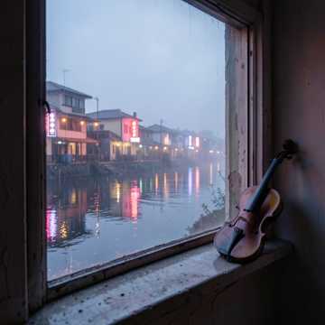 烟雨旧岸