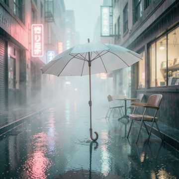 纸伞未开