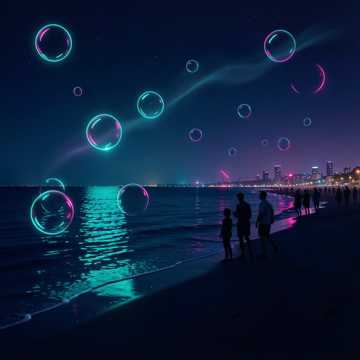 霓虹气泡海