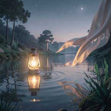 河畔的夜