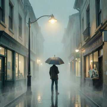 散场的雨雾