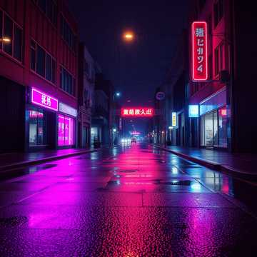 霓虹未眠人