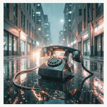 听筒里的雨声