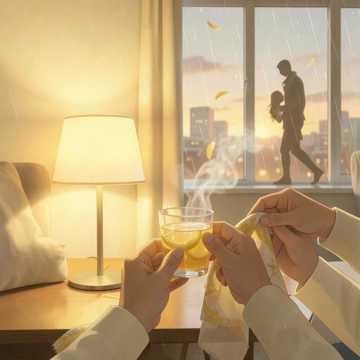 蜂蜜色斜照